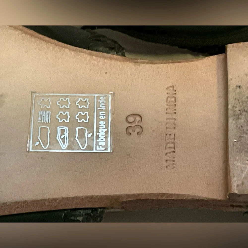 Free People Beaumont woven flat sandals 39 - Picture 12 of 14